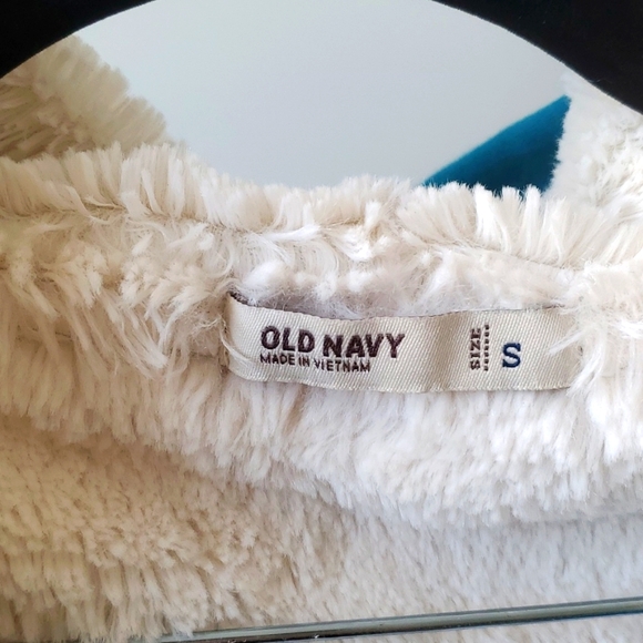 Old Navy Sherpa Lined Hoodie - Women's (Turquoise - S) - Picture 2 of 3
